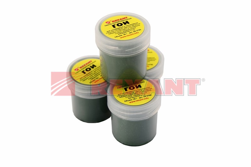 Паста ГОИ полировальная REXANT № 2, баночка 30 г (10 шт./уп.)